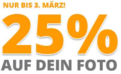 oferta fin de invierno 25 % descuento en tu foto